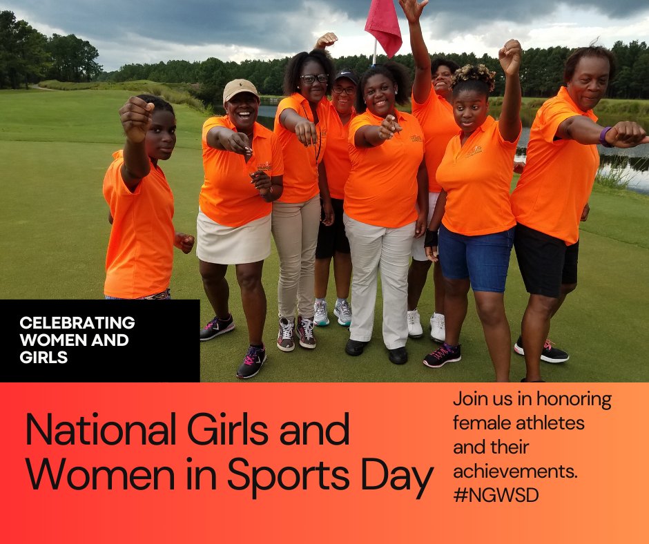 Happy National Girls and Women in Sports Day! 🏌🏽‍♀️We are proud to support and empower them every day!
#NGWSD

#aperfectswing #charlottegolf #clt #fairwaysforall #growingthegame #InviteHer #lpgateachers #golf #golfinstruction