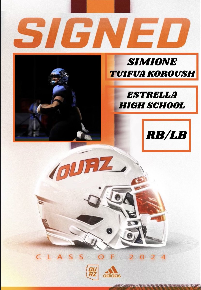 EXCITED FOR THE UPCOMING SEASON! WELCOME TO THE PACK 🐺 🐾 🏈 
#THEPACK #WeAreOUAZ