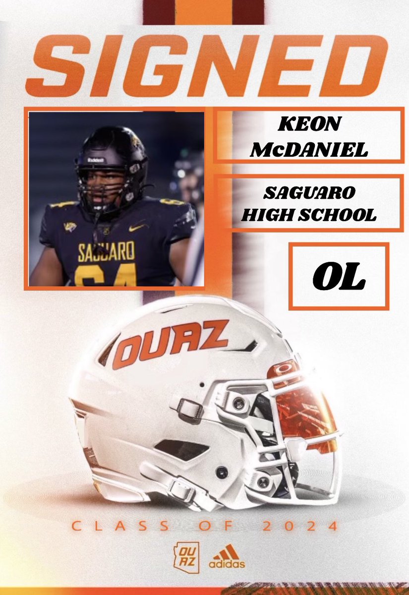 OUAZFootball's tweet photo. EXCITED FOR THE UPCOMING SEASON! WELCOME TO THE PACK 🐺 🐾 🏈 
#THEPACK #WeAreOUAZ https://t.co/pNYN3OG3fZ