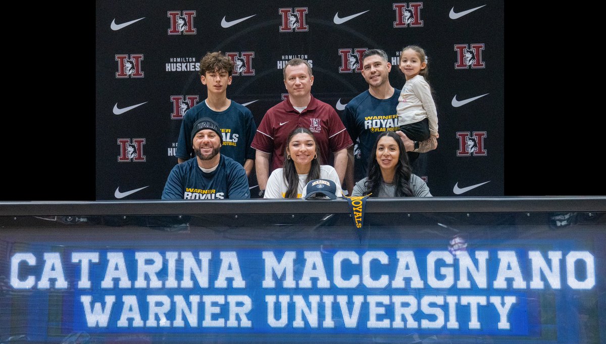 Hamilton Girls Flag (@hhsgirlsflag) on Twitter photo Congrats to Catarina Maccagnano on becoming the first Hamilton flag football player to commit to play in college. <a href="/warnerflag/">Warner University Flag Football</a> is getting a great one! Congrats to Catarina Maccagnano on becoming the first Hamilton flag football player to commit to play in college. <a href="/warnerflag/">Warner University Flag Football</a> is getting a great one!