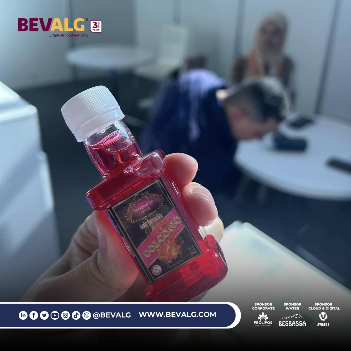 BEVALGexpo's tweet photo. 🟠🟠 مؤسسة ناشئة جزائرية تستعرض خلال مشاركتها في معرض #بيفالج ب #صافكس أحدث إبتكاراتها الصناعية، والمتعلقة بمنتجات تحفّز أكثر مادة التوستيستيرون الذكوري إنطلاقاً من مواد عضوية طبيعية
#بيفالج #الجزائر #مؤسسة_ناشئة #المشروبات https://t.co/ZFxiQEp3Zt