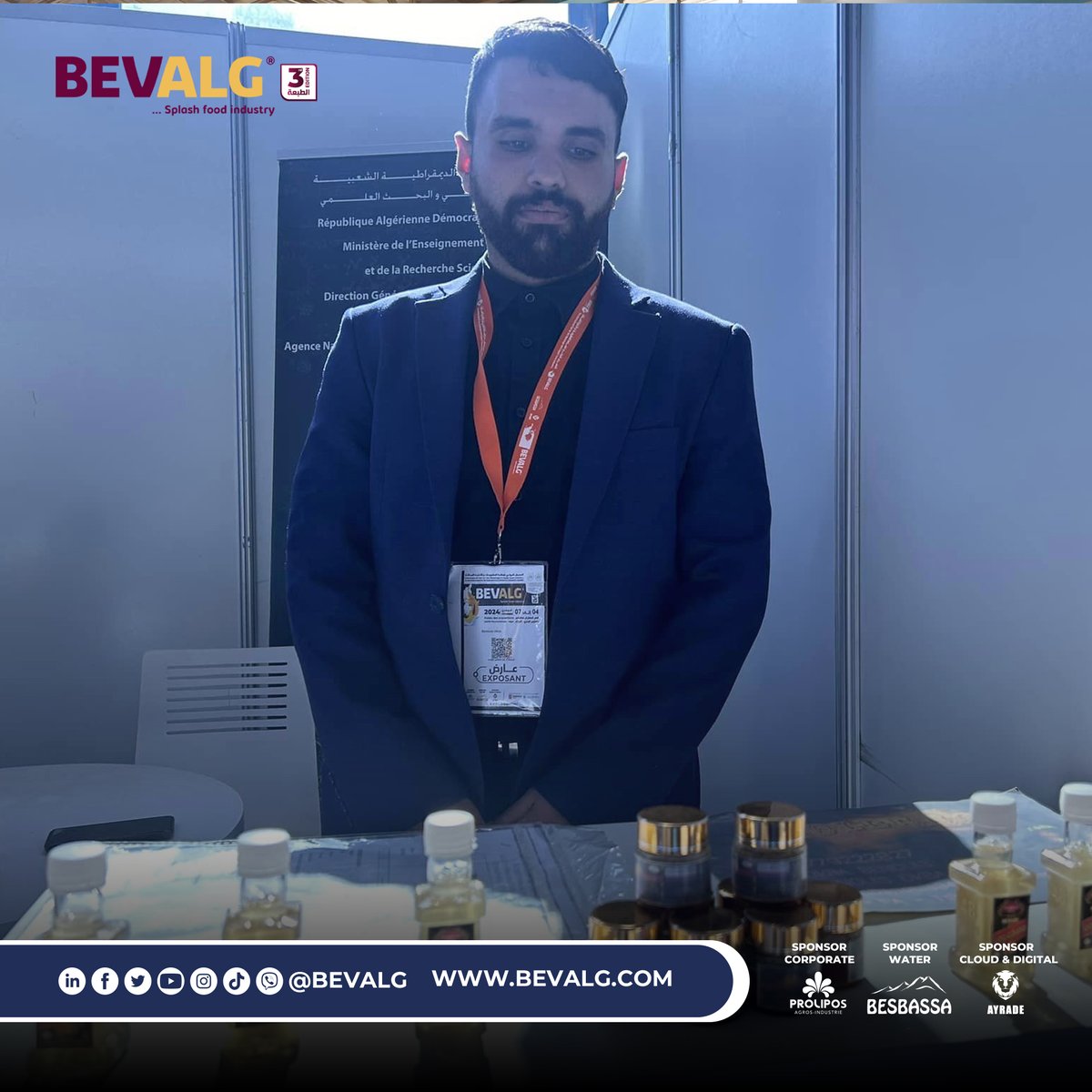 BEVALGexpo's tweet photo. 🟠🟠 مؤسسة ناشئة جزائرية تستعرض خلال مشاركتها في معرض #بيفالج ب #صافكس أحدث إبتكاراتها الصناعية، والمتعلقة بمنتجات تحفّز أكثر مادة التوستيستيرون الذكوري إنطلاقاً من مواد عضوية طبيعية
#بيفالج #الجزائر #مؤسسة_ناشئة #المشروبات https://t.co/ZFxiQEp3Zt