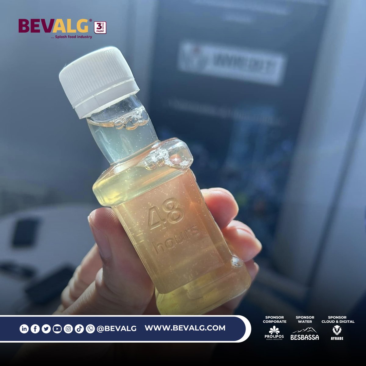 BEVALGexpo's tweet photo. 🟠🟠 مؤسسة ناشئة جزائرية تستعرض خلال مشاركتها في معرض #بيفالج ب #صافكس أحدث إبتكاراتها الصناعية، والمتعلقة بمنتجات تحفّز أكثر مادة التوستيستيرون الذكوري إنطلاقاً من مواد عضوية طبيعية
#بيفالج #الجزائر #مؤسسة_ناشئة #المشروبات https://t.co/ZFxiQEp3Zt