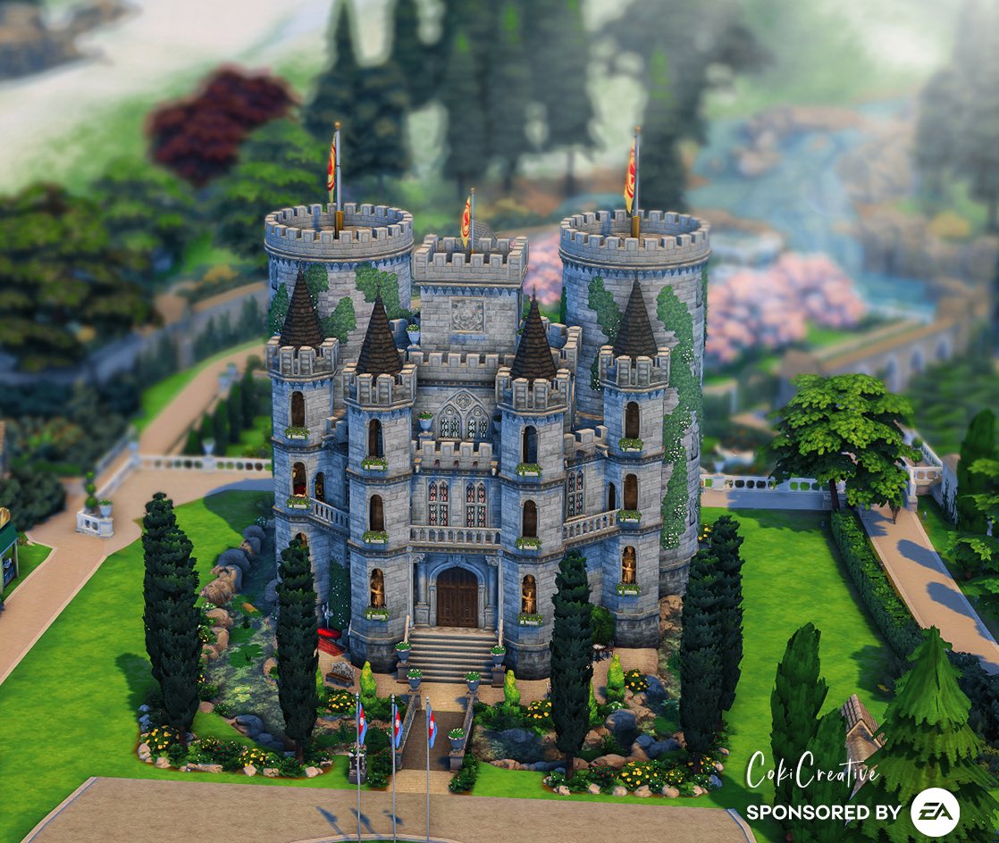 #eapartner | New YouTube video! Check it out ♥️ Von Haunt Castle | Sims 4 Speed Build w/ Voiceover youtu.be/h2-YGoJjVQ0 @TheSims #thesims #sims4 #thesims4