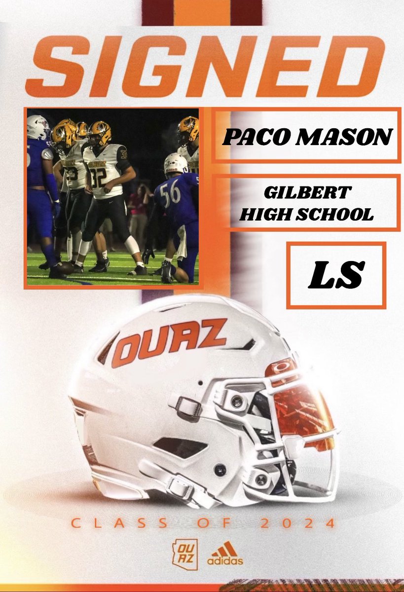 OUAZFootball's tweet photo. EXCITED FOR THE UPCOMING SEASON! WELCOME TO THE PACK 🐺 🐾 🏈 
#THEPACK #WeAreOUAZ https://t.co/mxQjFFkKBD