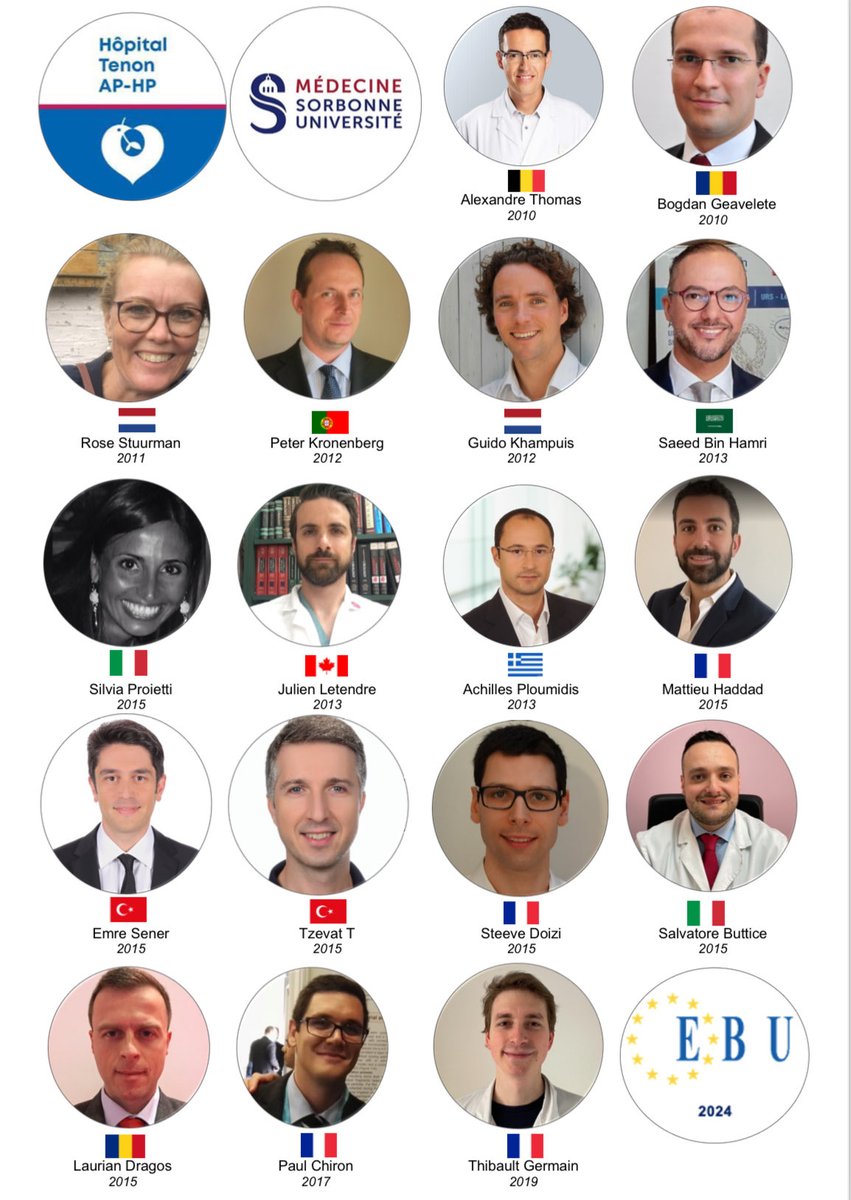 Pic#11bis: &Before EndoSociety certification,14 Amazing Fellows completed 1-year fellowship or a mini-Fellowship for few months. What a Team!!! Starting January2024, the Stone program is also EBU certified & a 2-years Fellowship program(including Robotic &EndoUrology)is available