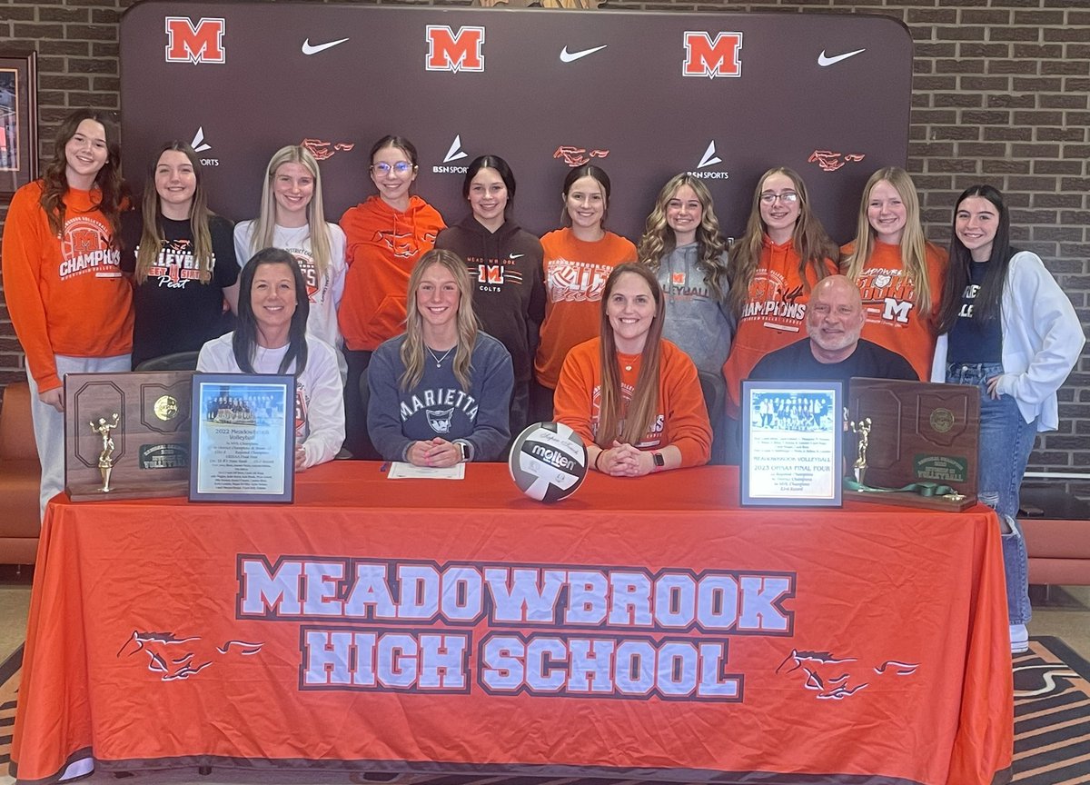 Congratulations to Karly Launder who will continue her Academic and Volleyball career at Marietta College. #GoColts