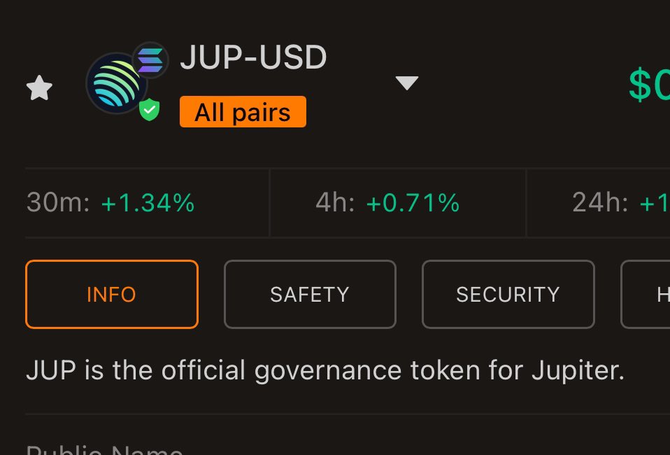 $JUP should get 30% of <a href="/JupiterExchange/">Jupiter (🐱, 🐐)</a> perp fees. While $JLP gets 70%

$JUP is the governance token of entire Jupiter which includes everything under Jupiter brand.

I hope this will be supported by community/token holder and team.