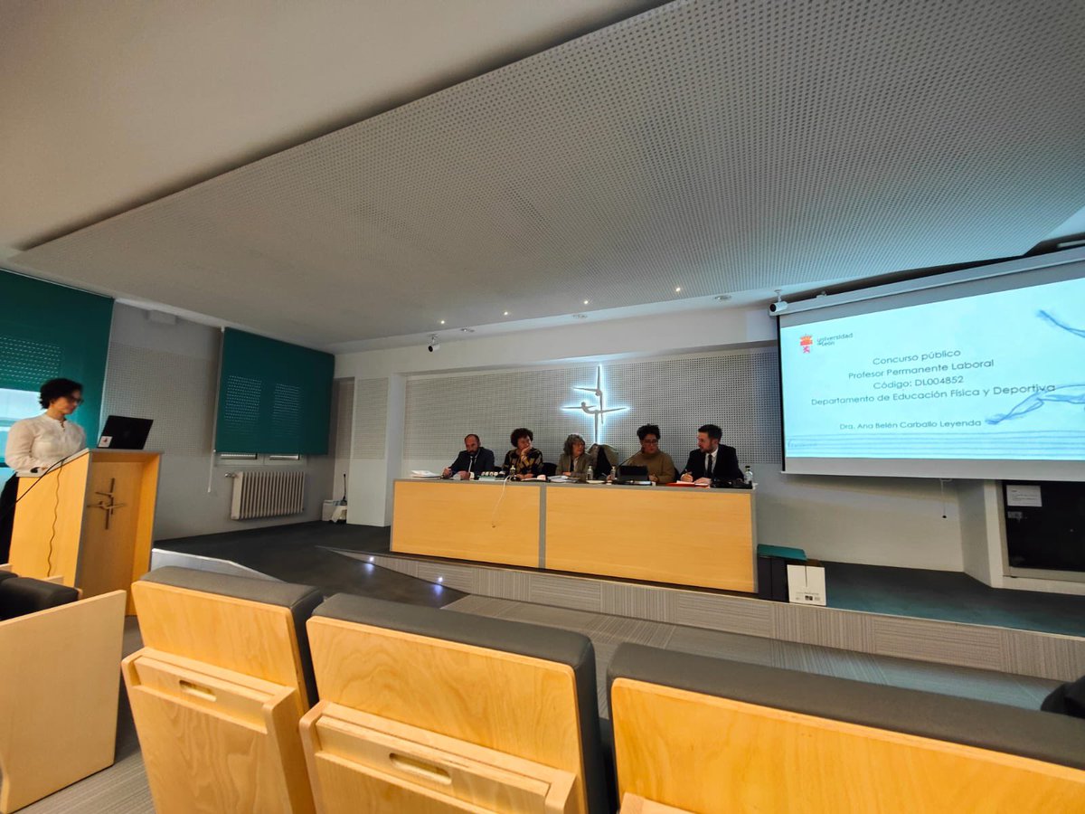 FcafdLeon's tweet photo. Desde #FcafdLeon queremos felicitar a Belén y Marina por lograr sus merecidas plazas de Profesores Permanentes Laborales y desearles una gran carrera en nuestra Universidad y Facultad, aportando sus conocimientos, profesionalidad y entusiasmo a sus clases e investigación 👏👏💪💪 https://t.co/QPsyP9S3Mt