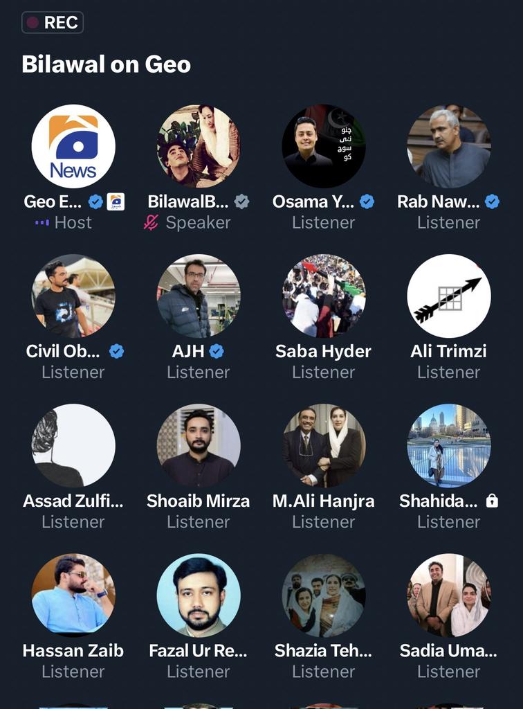m_usama4's tweet photo. Enjoyed tuning in to Chairman @BBhuttoZardari s live interview on Geo News and its @X space, responding to senior panelists including @HamidMirPAK &amp; @shazbkhanzdaGEO https://t.co/q5IL7y29f1