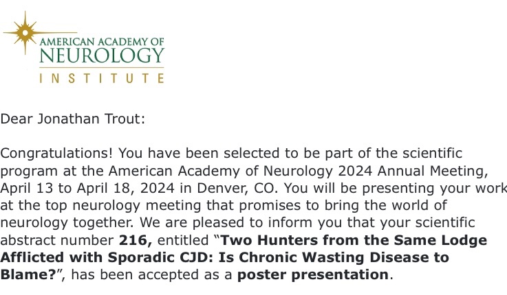 Grateful and excited to present two posters at #AANAM2024 in April!