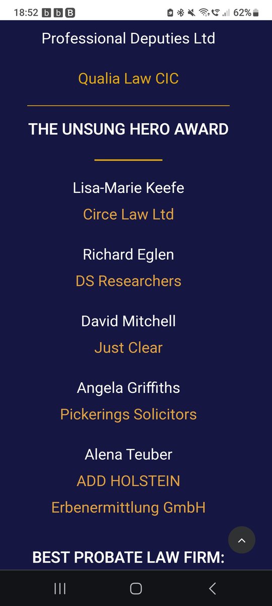 Eglen66's tweet photo. I am honoured to be nominated for an award at the 2024 #probies @AwardsProbate @DSResearchers @findersprobate Good luck to all nominee's in each category ππ https://t.co/XSv9Rw7wjf