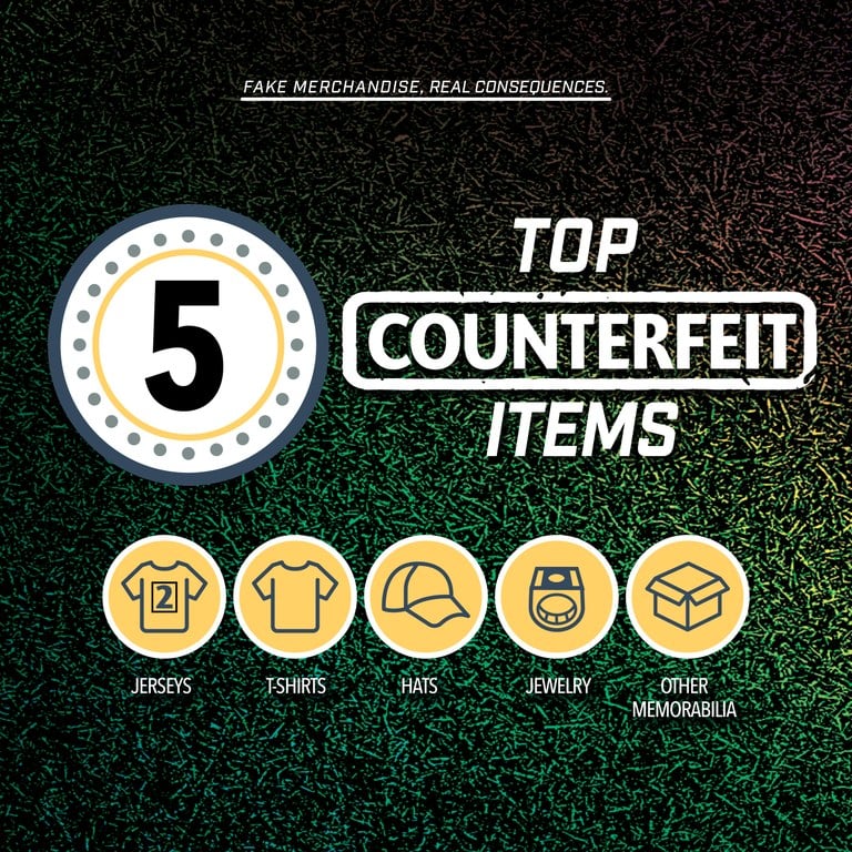DHSgov's tweet photo. Has an ad for your favorite team's jersey showed up in your social media feed? These highly targeted ads can use images of real memorabilia to sell fake and counterfeit items. #TrueFansKeepItReal - Shop smart with @HSI_HQ and #IPRCenter. โฌ๏ธ #DHSxSBLVIII
https://t.co/0qJf1WundC https://t.co/NMycH2JObI
