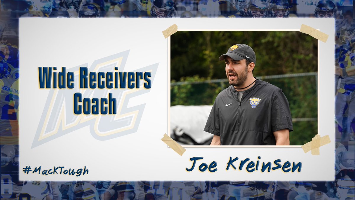 We would like to welcome Joe Kreinsen to the MACK! 📰: merrimackathletics.com/news/2024/2/7/… #GoMack // #MackTough