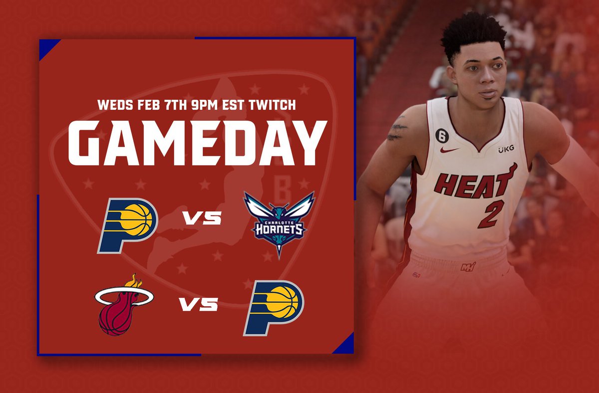 We wrap up Week 9 SGBA action tonight at 9pm est on TWITCH twitch.tv/sgba2kleague Swing by the live chat and watch some great @NBA action tonight between @Pacers vs @hornets and @MiamiHEAT vs @Pacers. #NBA #NBA2K #NBA2k23 #NBA2K24 @iNetworkSports @TGA_Media @tga_street