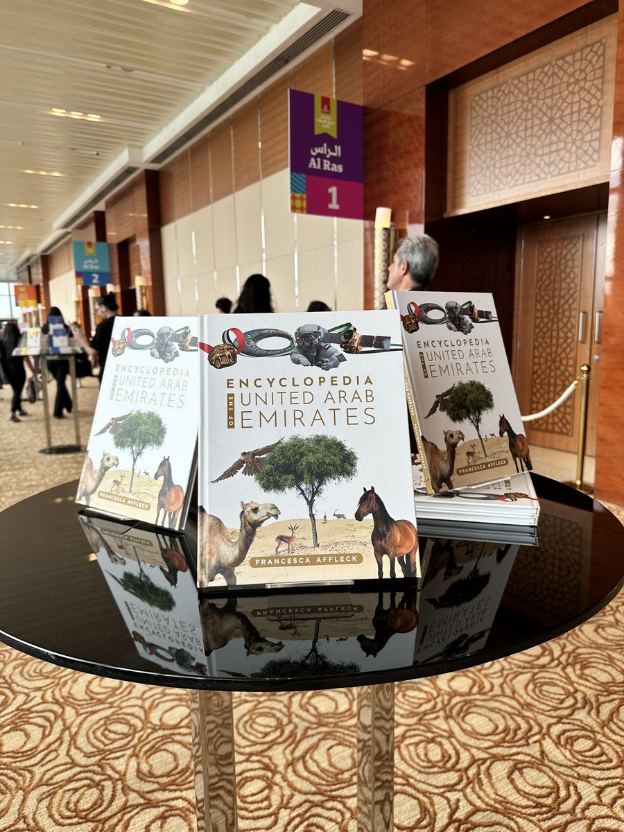 affle2's tweet photo. What a fabulous week @EmiratesLitFest School visits, panel discussions and launching The Encyclopedia of the United Arab Emirates published by @ELFDubai 
A big shout out to all who worked to make the week such a success. https://t.co/mLOJY9CxxN