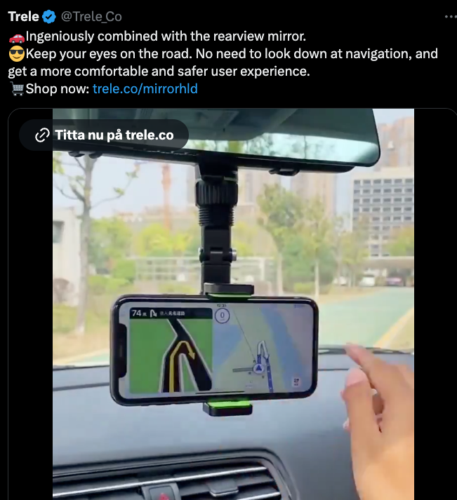 norraberget's tweet photo. @copenhenken X commercial among comments: 
"Keep your eyes on the road" https://t.co/SxJjsKIYkB