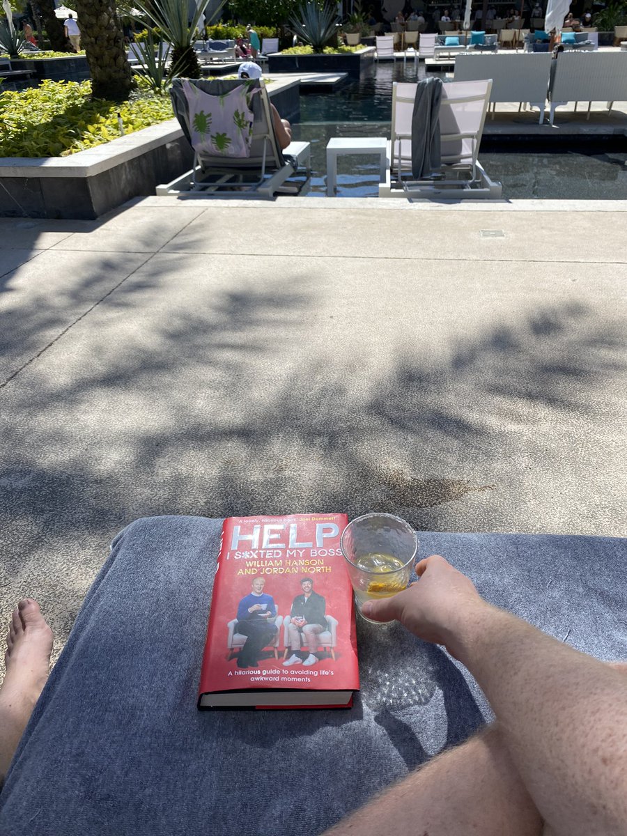 NeilMcalpine's tweet photo. @sextedmyboss @williamhanson @jordannorth1 gents! First book of the honeymoon is complete, and it was excellent! May have laughed a little too loudly at points, but sure! @williamhanson thanks for the pre wedding Cameo! https://t.co/YnUHiC010k