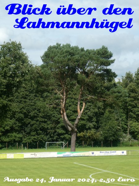 Quasi zwischen Tür und Angel kurz der Hinweis, dass die 24. Ausgabe vom Blick über den Lahmannhügel verfügbar ist: lahmannhuegel.de/?p=4279. Bestellungen bitte nur über die im verlinkten Artikel genannte Mailadresse. #Fanzine #Fussball