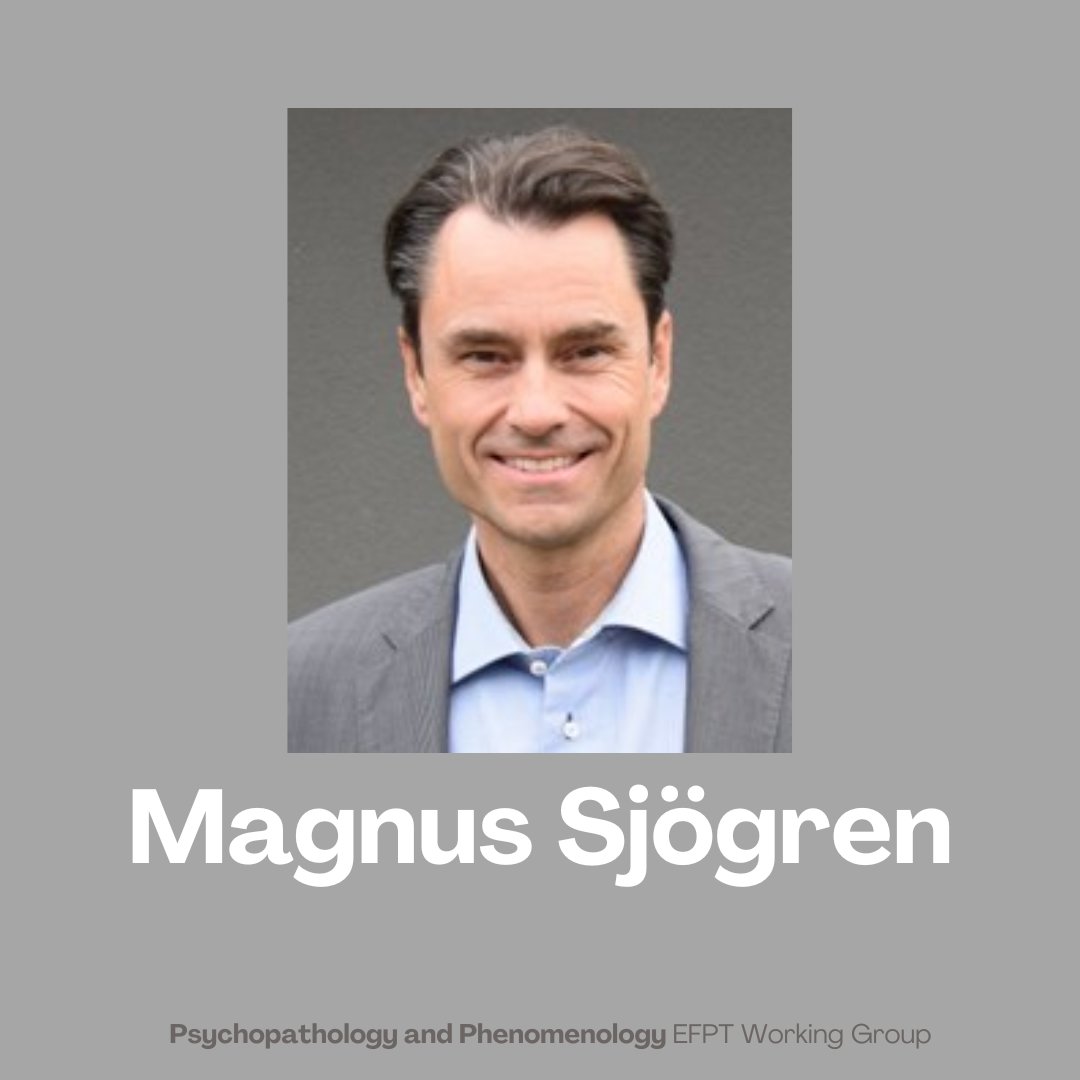 EFPTrainees's tweet image. The Psychopathology and Phenomenology Working Group is inviting you to the next webinar, "Phenomenology of Eating Disorders", which will be presented by Prof. Magnus Sjögren.
Attendance certificates will be issued.
The Zoom link will be available soon.