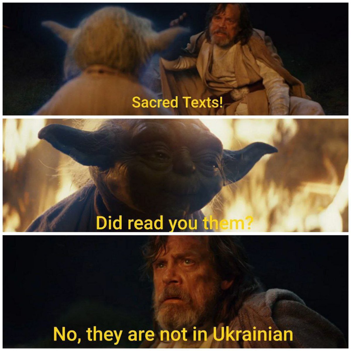 ulanov_evgen's tweet photo. Help us, @MarkHamill, you are our only hope! 🇺🇦 Please help us to reach out to @DelReyStarWars to finally publish #starwars books in Ukrainian #SWBooksForUA @DelReyStarWars @DisneyBooks
Yes, that problem still exists https://t.co/je7y5UPEVt