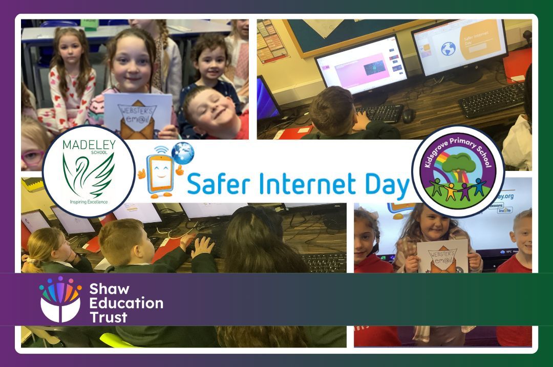 ShawEduTrust's tweet image. Though Safer Internet Day has passed, we wanted to reflect on the meaningful initiatives undertaken by Madeley High School and Kidsgrove Primary School🛜🔒
Do you want to continue reading? Click Here➡️ : buff.ly/42tluKD
#shaweducationtrust #saferinternetday
