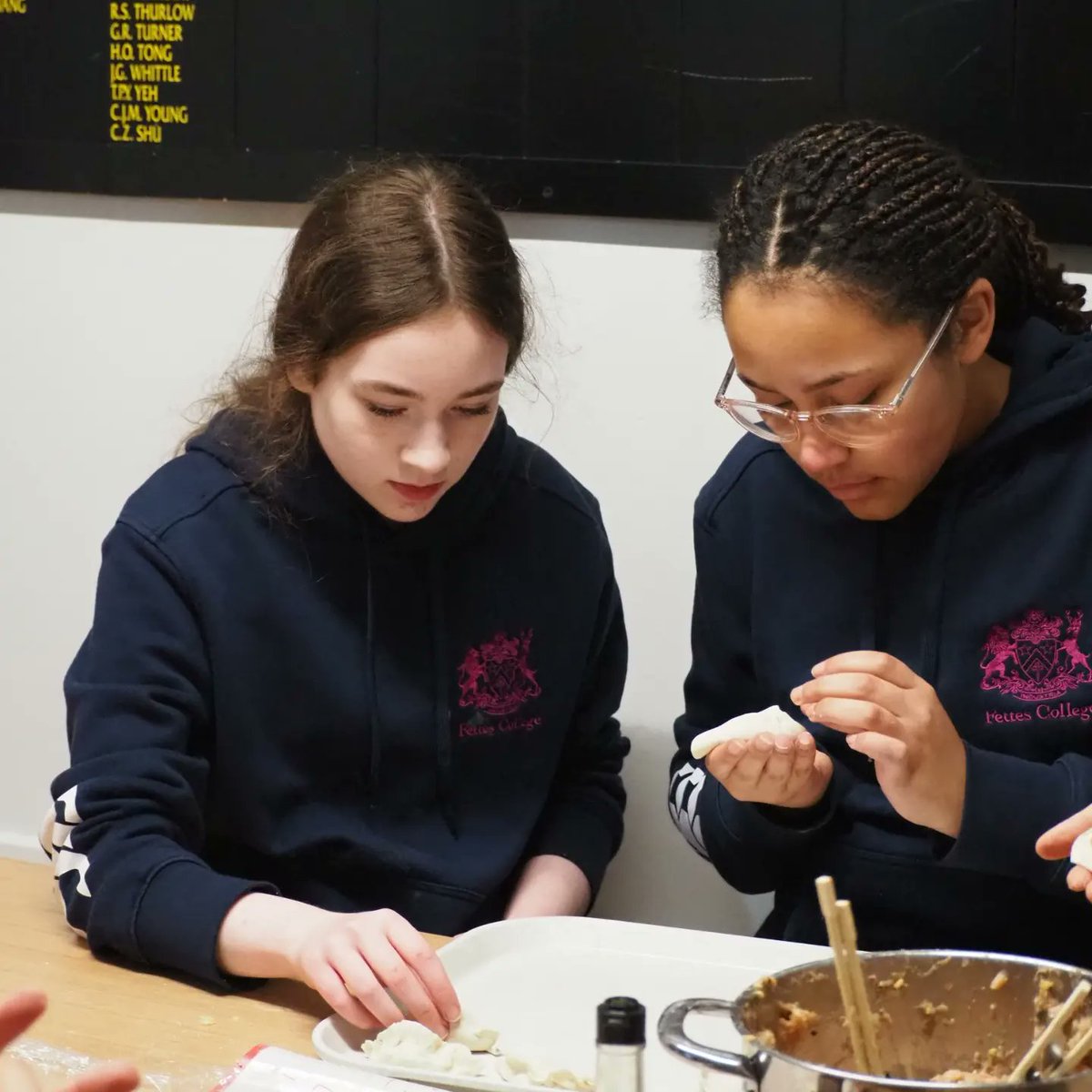 We do love a culinary event! Dumpling making this time as part of our Chinese New Year celebrations.