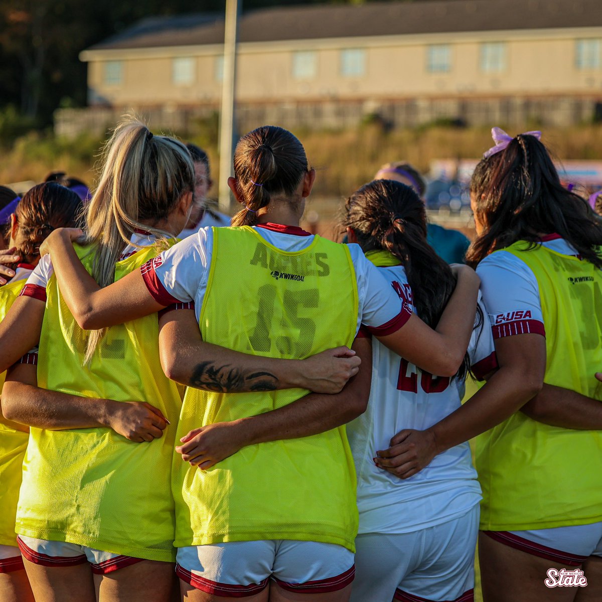 NMStateWSOC's tweet image. Thankful to those who came before us🫶

Determined to inspire those after.

Happy National Girls and Women in Sports Day💪🏽

#AggieUp | #NGWSD2024