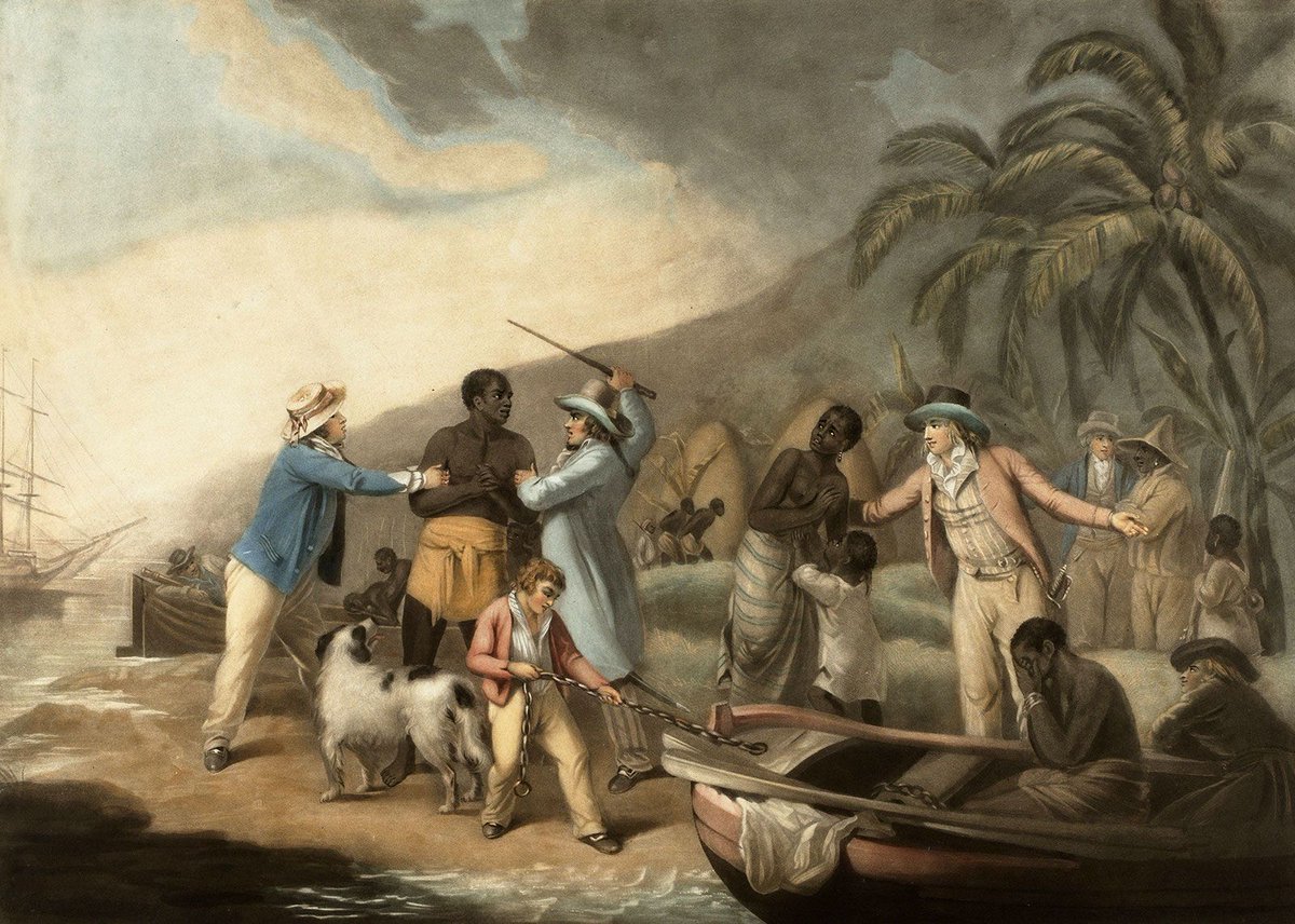1784, relaxation of shipping restrictions it is proposed to establish a Africa Company in #Limerick that would send 6 ships to the Slave coast & onto to the plantations of the West Indies where the slaves would be traded for goods such as sugar. Public outrage halts project.