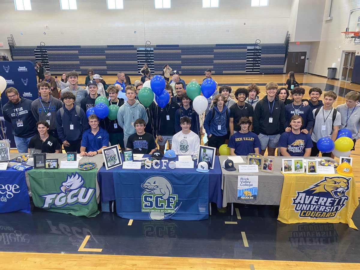 Great day celebrating our 6 signees!

Congrats to Logan, Troy, Will, Calin, Matt, &amp; Jacob!

That now makes 11 college commits for the Bulls in our first 3 grad classes