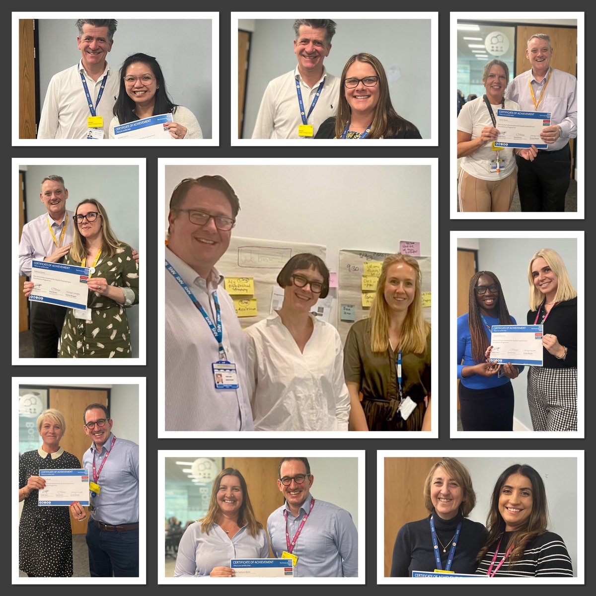 Today we celebrated with some amazing people who have successfully completed their post-grad certificate in quality improvement &amp; officially become QI Practitioners, well done 👏. Thank you to <a href="/sarahjbreese1/">Sarah Breese 💙</a> &amp; @CarolynNorgate who were amazing partners in development &amp; delivery 🤩