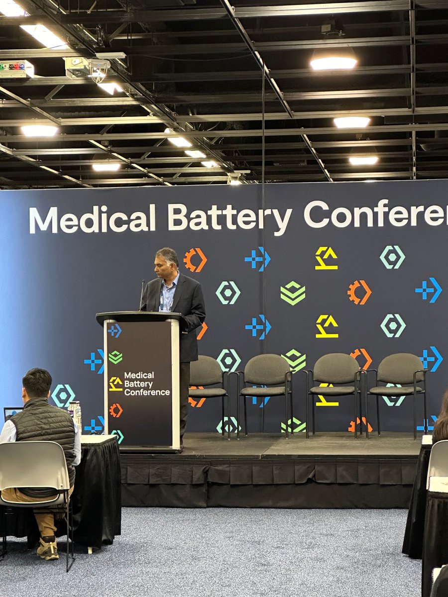 EnsurgeBattery's tweet photo. Arvind Kamath speaking at #MedicalBatteryWest on the impact solid-state lithium microbatteries with higher volumetric energy density can have on medical #wearable applications.
Find us at booth 373!
#MDMWest @MDM_Events #Ensurge #microbattery #medtech #hearables https://t.co/HZ20BG3T55