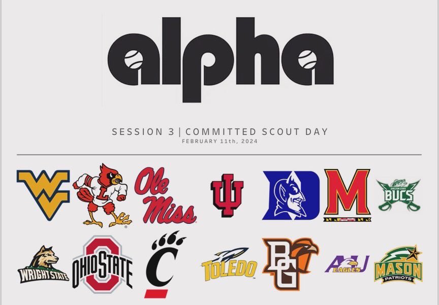 Excited to get the guys together and host our annual Live ABs this weekend! Always an enjoyable weekend where guys can see the fruits of their off-season labor! 

Session 1 on 2/10: Underclass 
Session 2 on 2/11: Uncommitted 
Session 3 on 2/11: Committed