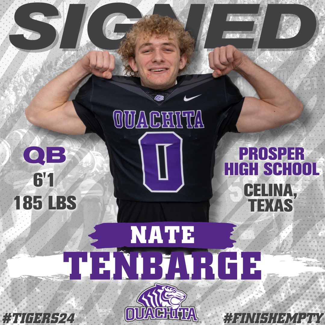 Welcome to the @OuachitaFB family! @NathanTenbarge #FinishEmpty