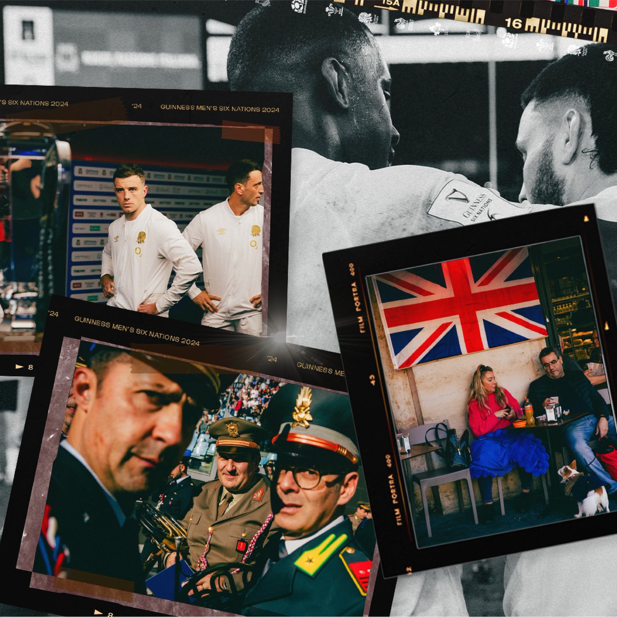 SixNationsRugby's tweet photo. Each weekend of the #GuinnessM6N countries and cities get caught up in the carnival atmosphere that comes with the games 🤩

📸 Here’s Theo Mcinnes take of a pre match experience in the beautiful City of Rome 🇮🇹