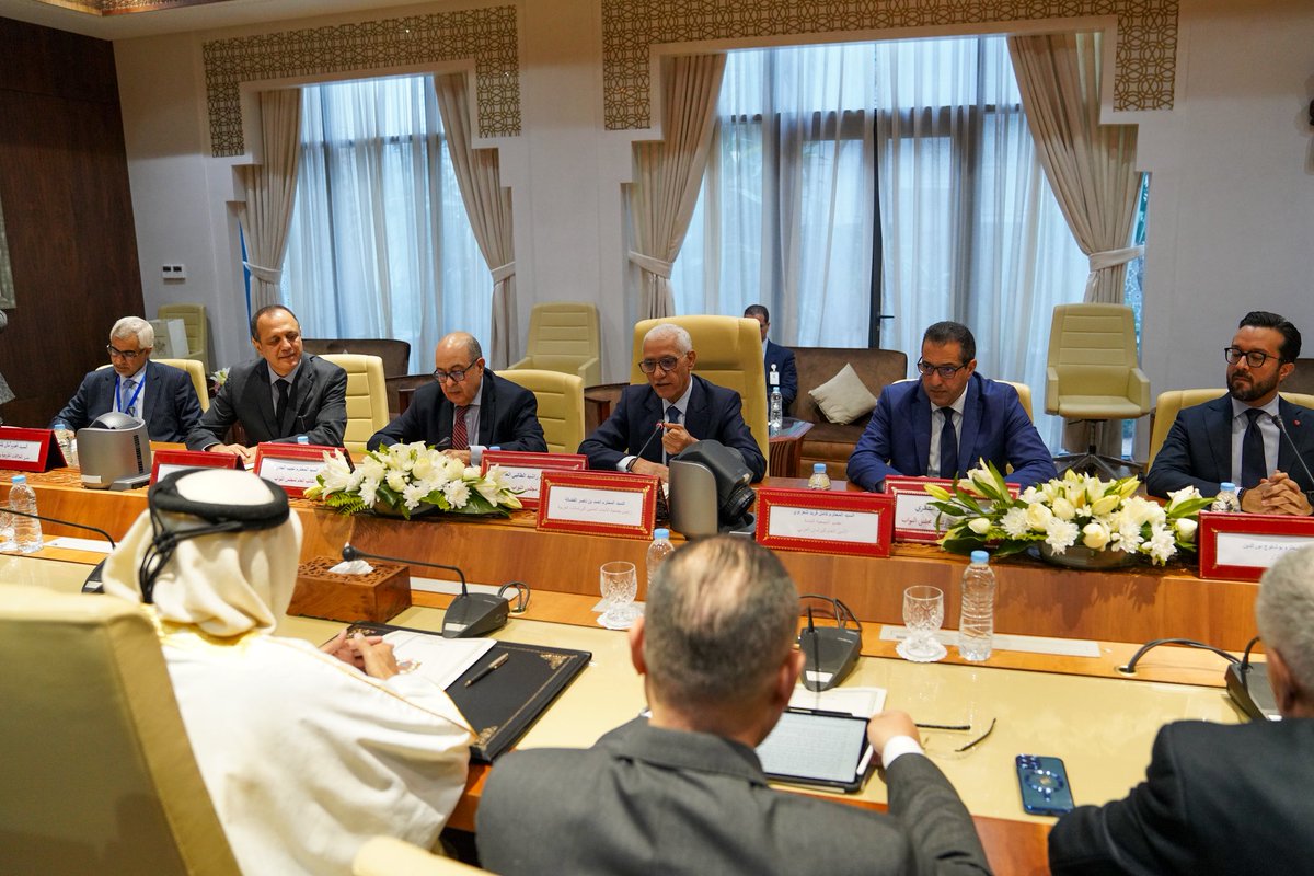 استقبل رئيس مجلس النواب السيد راشيد الطالبي العلمي، يوم الأربعاء 07 فبراير 2024 بمقر المجلس في الرباط، الدكتور أحمد بن ناصر الفضالة، رئيس جمعية الأمناء العامين للبرلمانات العربية والأمين العام لمجلس الشورى القطري والوفد المرافق له.