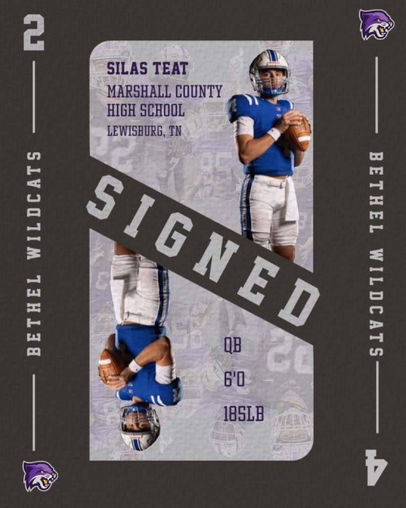 Welcome to the Wildcats! 🔐- Silas Teat ( @SilasTeat ) 🏦- Marshall Co High School 📍- Lewisburg, TN 📷- Quarterback #OneHeartbeat| #ChasingGreatness| #NSD24