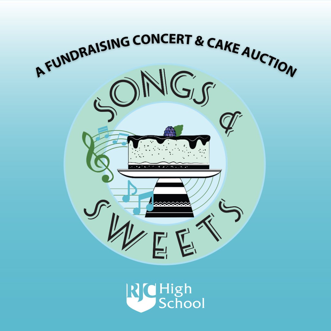 RosthernJC's tweet photo. Join us in celebrating the legacy of music at Songs &amp; Sweets: A Fundraising Concert &amp; Cake Auction.
Sunday, March 10 | 7:00pm, RJC Auditorium

Featuring performances by:  
🧁 RJC Alumni &amp; Friends Choir
🧁 RJC Singers &amp; Bass Choir 
🧁 RJC Concert Band 
🧁 Elixir Chamber Ensemble https://t.co/MT8a6xSeMM
