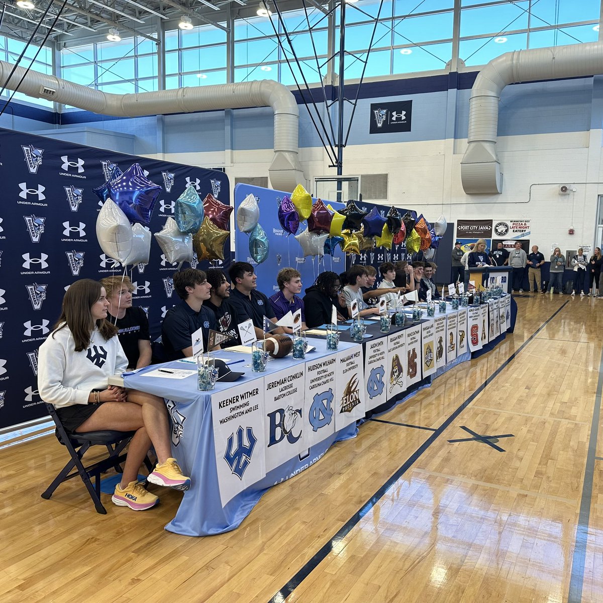 Congratulations to our 17 student-athletes who are signing or committing to play in college next year.