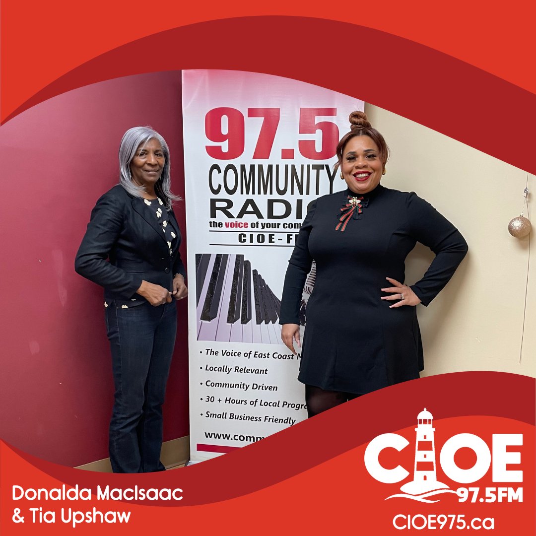 Tonight on Hear and Now!

Join host Donalda MacIsaac and special guest Tia Upshaw as they discuss Tia's work empowering women entrepreneurs and her new weekly show "Crown Conversations" launching on CIOE

"Hear and Now"
Wed, Feb 7 - 8pm
on CIOE 97.5 FM or communityradio.ca