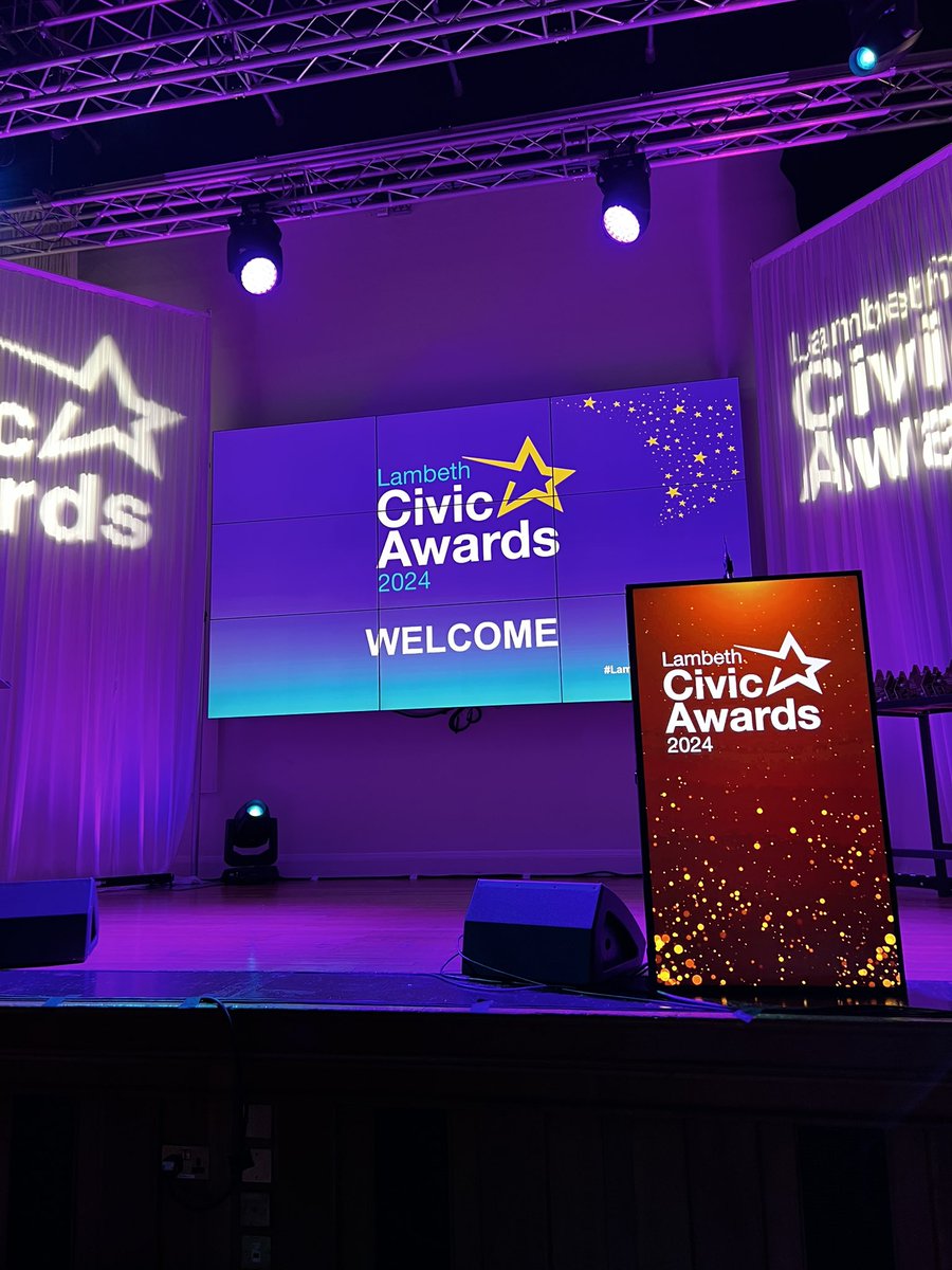 Honoured to be a finalist for the equity and justice award #lambethcivicawards24