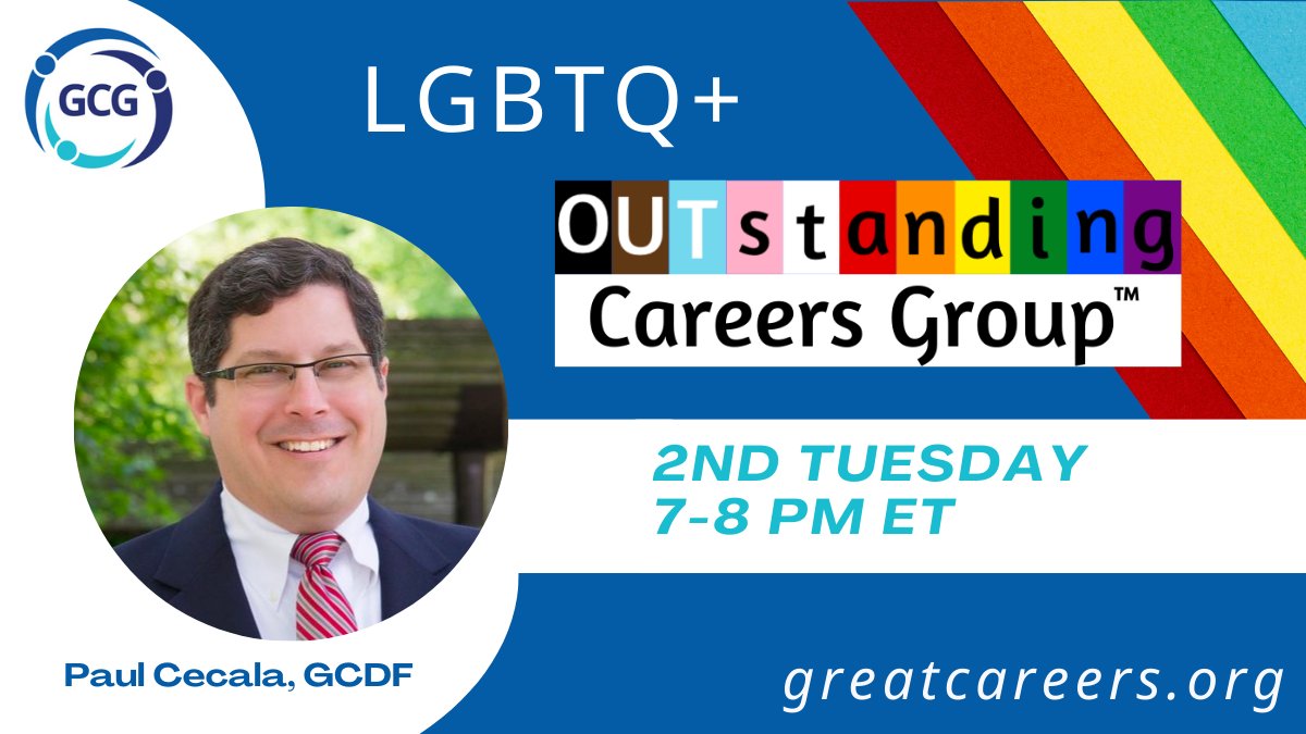 Join us for an empowering session at the LGBTQ+ OUTstanding Careers Group™ 

Tuesday 2.13 | 7-8 PM ET

Register 🌈 greatcareers.org

➡️ Follow #GreatCareersPHL 

#LGBTQ+ #CareerEmpowerment #Inclusivity #Diversity #WorkWithPride