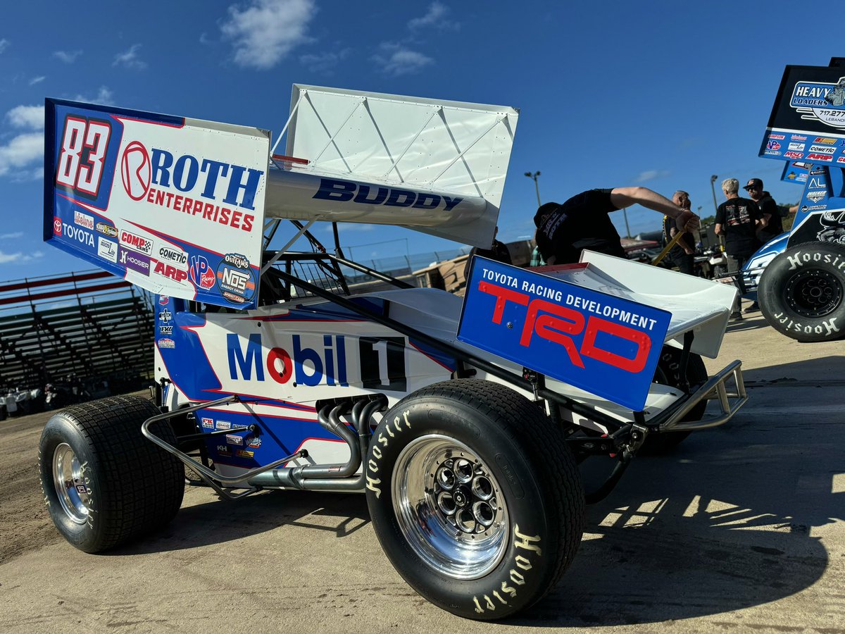 It’s @MichaelKofoid’s first race as a full-time World of Outlaws @NosEnergyDrink Sprint Car driver! The @ToyotaRacing driver of the @RothMotorsports/@Mobil1Racing #83 started 2023 by leading 11 laps and posting a pair of runner-ups at @VolusiaSpeedway during @DIRTcarNats.