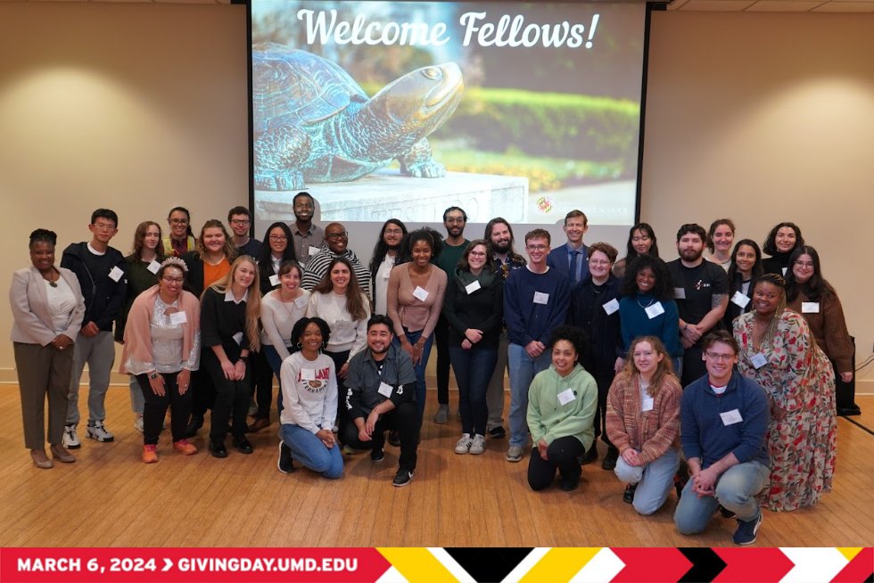 Save the date! Join us for <a href="/UofMaryland/">Univ. of Maryland</a>'s #GivingDayUMD on March 6 to support #GradTerps! Make an impact &amp; support vital programs for our grad students at The Graduate School. Make a difference by donating to the Fund for Excellence, #DiversityFund &amp; <a href="/GradWritingCent/">UMD Graduate School Writing Center</a>!