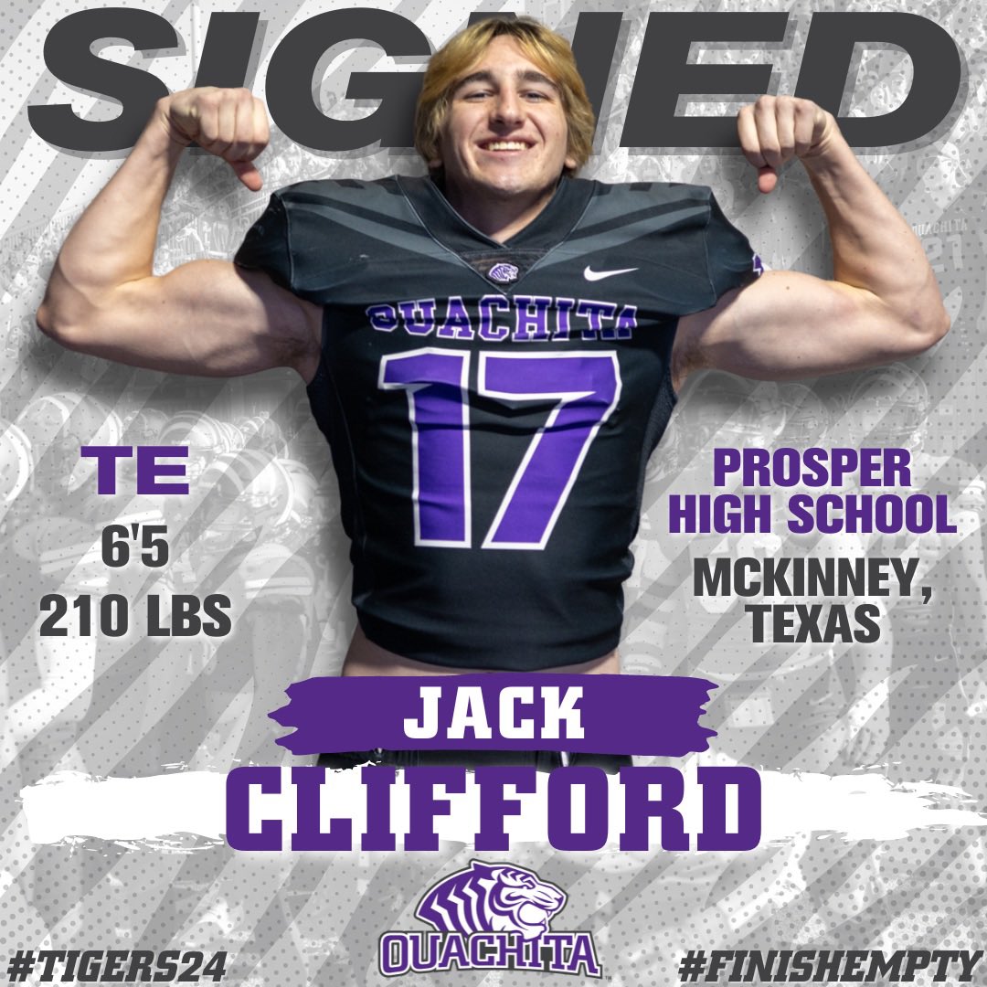 Welcome to the @OuachitaFB family! @jackcliffor #FinishEmpty
