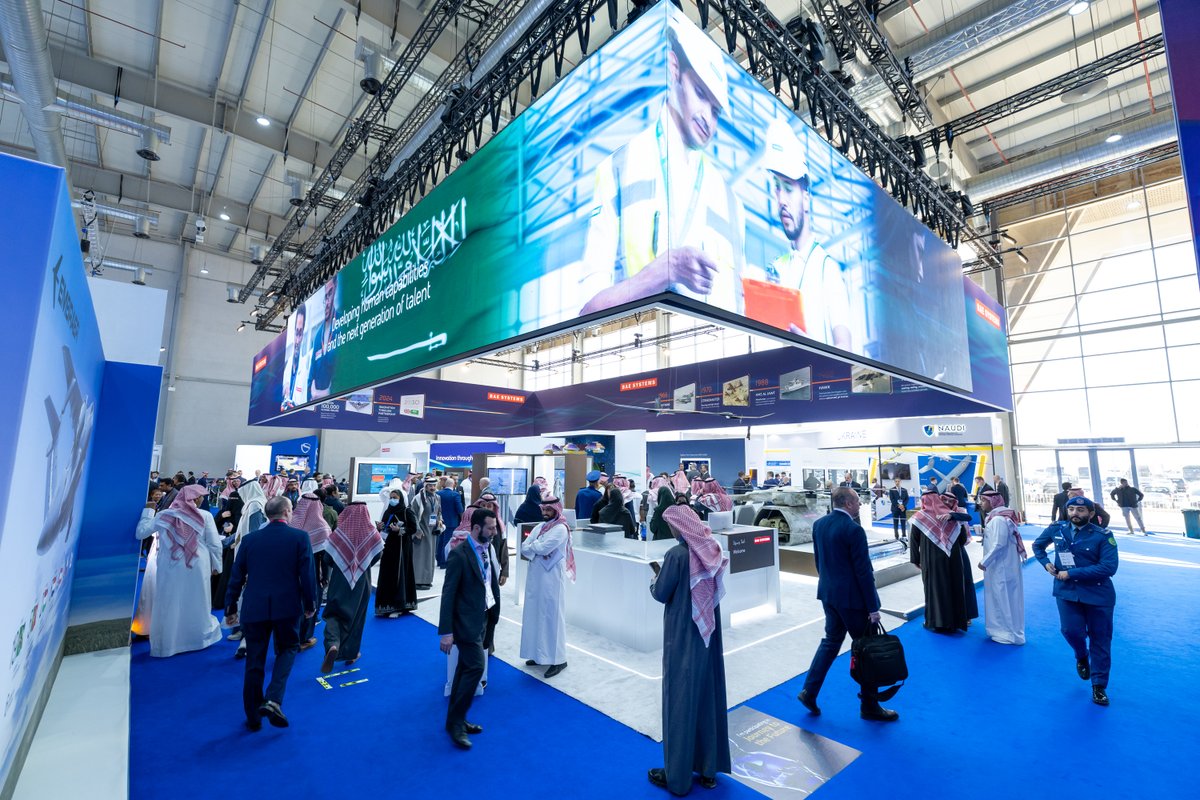 BAESystemsKSA's tweet photo. 📷من جناحنا خلال فعاليات #معرض_الدفاع_العالمي https://t.co/EU7rz8dGOf