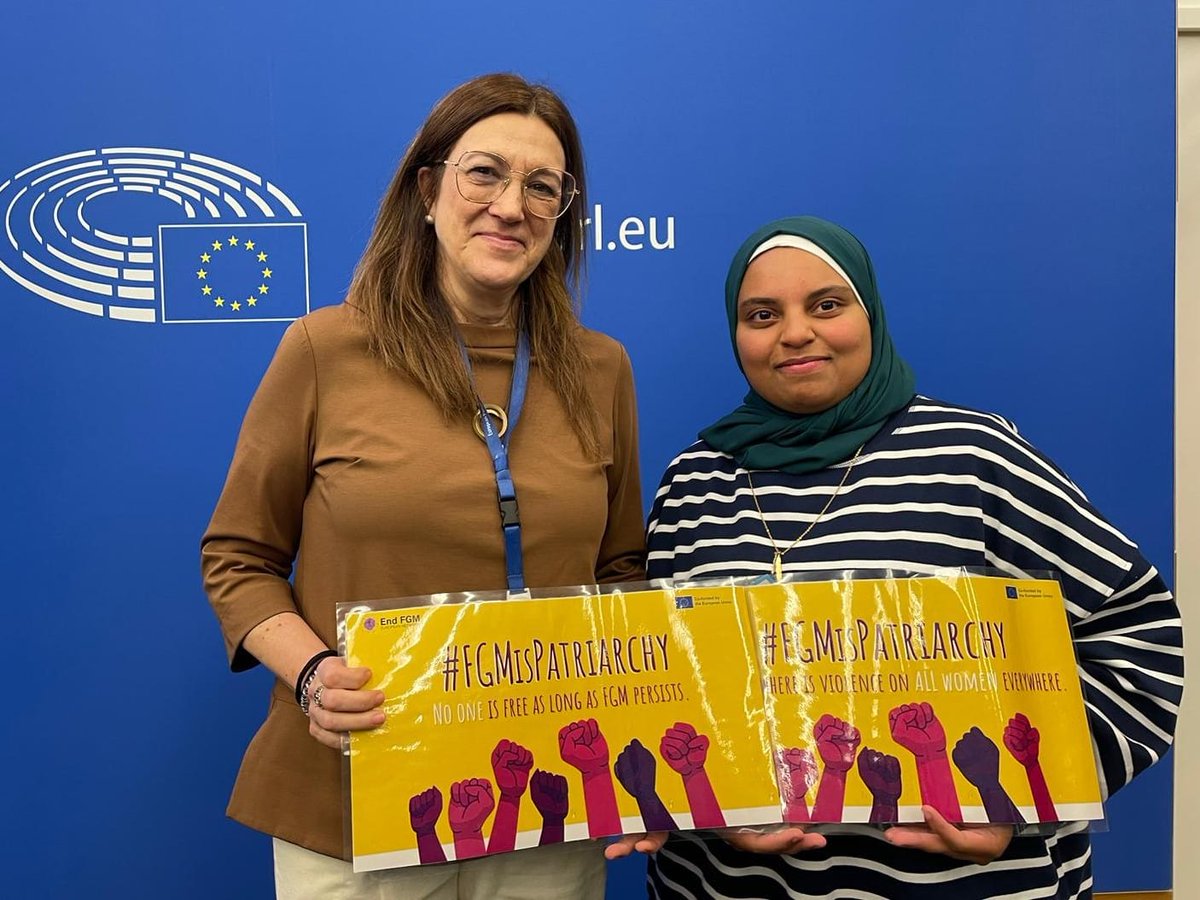 Ayer Día Internacional de Tolerancia Cero con la #MutilaciónGenitalFemenina, tuve el placer de conocer a Imtinan Munir, embajadora de @ENDFGM_Network @save_a_girl. Es necesario reconocer la labor esencial de activistas como ella en la erradicación de esta terrible práctica.