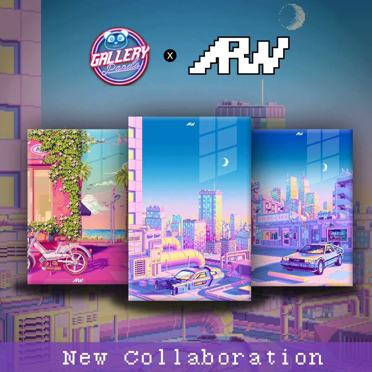 🐼 We’re thrilled to announce our collaboration with <a href="/AbueloRetroWave/">ＡｂｕｅｌｏＲｅｔｒｏＷａｖｅ</a> ! 🌟

🎨 Get ready to embark on a vibrant journey into the world of Pixel! From retrowave vibes to sci-fi wonders and all things pop culture!

#pixelart #wallart #walldecor #gallerypanda #pixel
