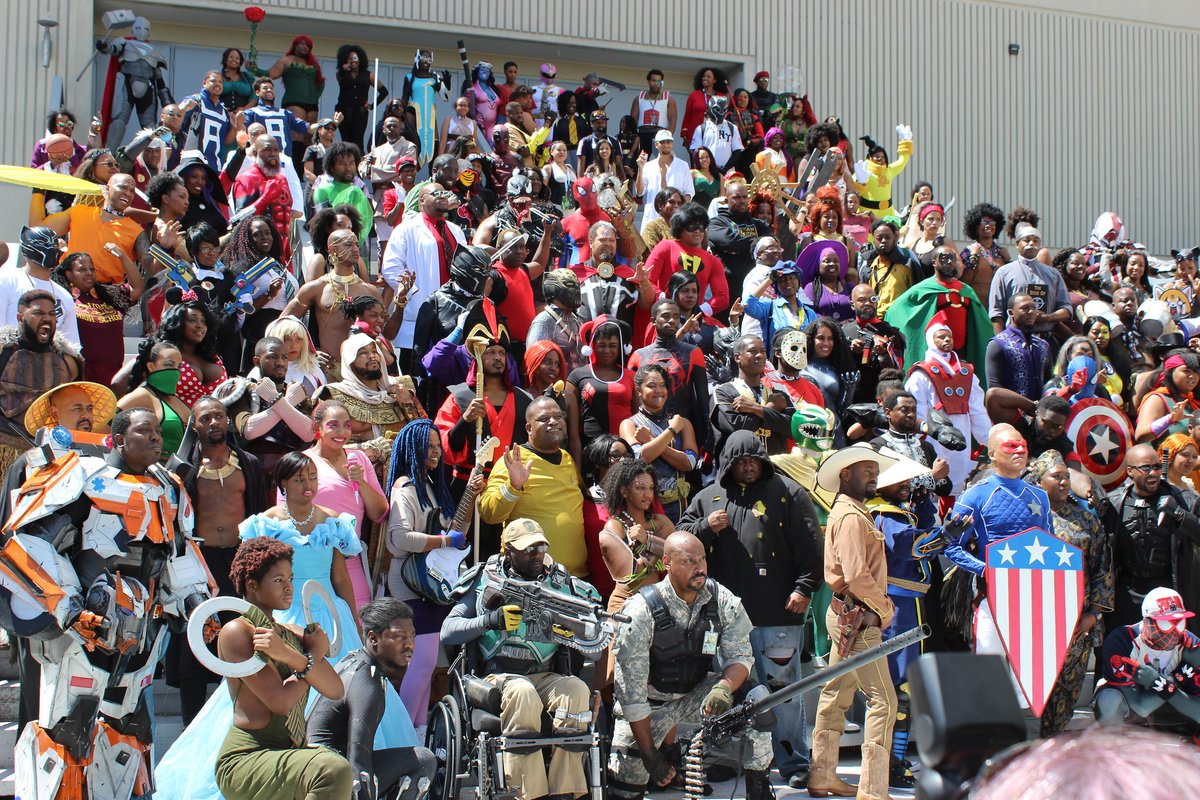 DCBlackGeeks's tweet photo. 29 Days of Black Cosplay continues. Let's see this cosplays! #29DaysOfBlackCosplay #BlackCosplayerHere #BlackGeeksDC #CosplayingWhileBlack #BHM #BlackHistoryMonth #Cosplay https://t.co/50wkSVXJex
