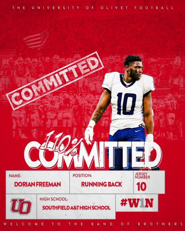 110% Committed <a href="/J_dot_Smith/">Javier Smith</a> <a href="/CoachHunterP/">Hunter Perry</a> <a href="/UOlivetfootball/">The University of Olivet Football</a> <a href="/OlivetAthletics/">The University of Olivet Athletics</a>
